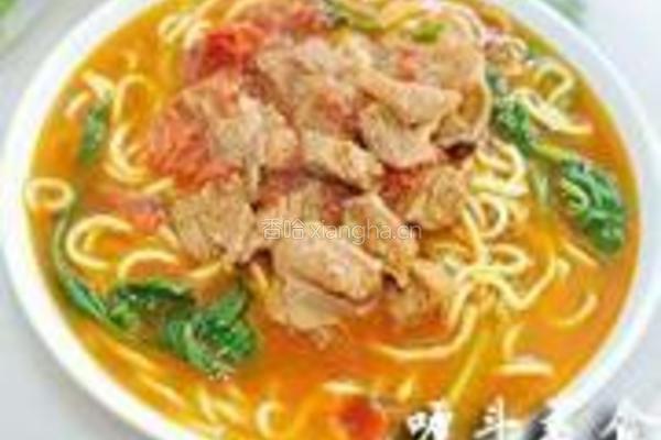 西红柿牛腩面的做法图解12