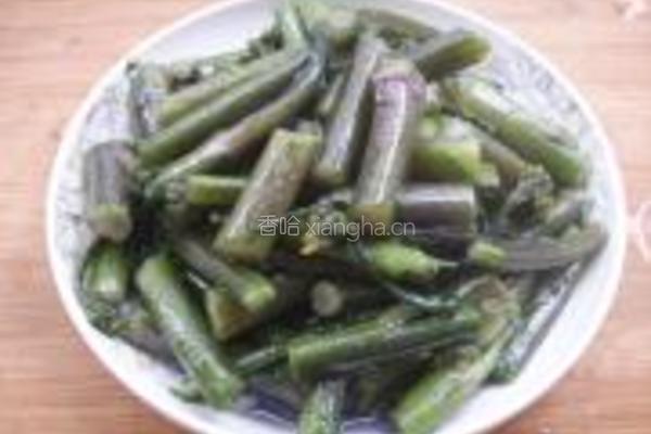 蒜茸红菜苔的做法图解6