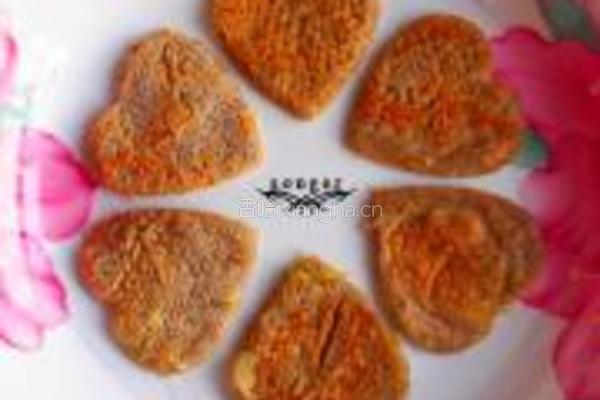 心形荞麦饼的做法图解5