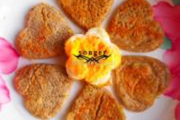 心形荞麦饼的做法图解6