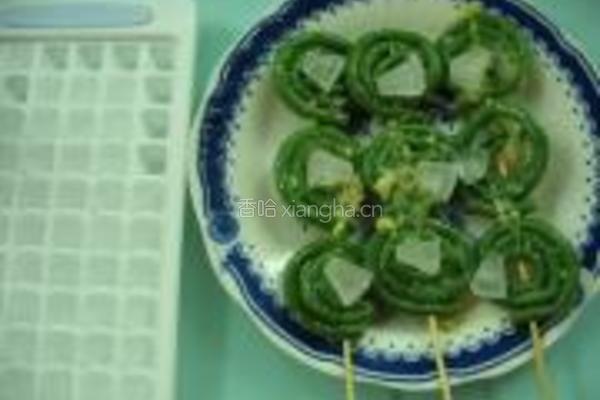 冰镇豇豆卷的做法图解8