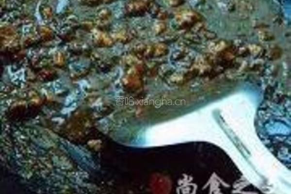 茼蒿肉酱的做法图解6