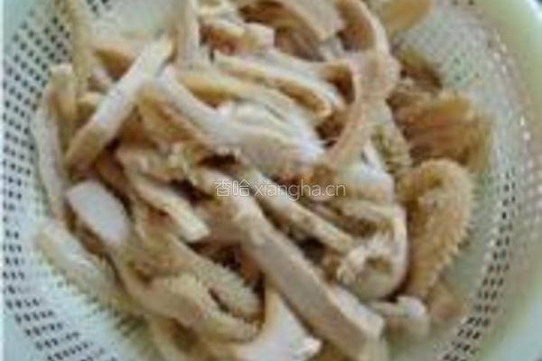 蚝油牛肚的做法图解1