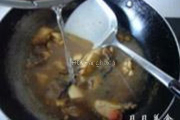 虫草烧鸡块的做法图解5