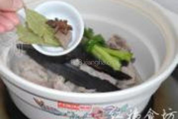 紫灵芝炖排骨的做法图解9