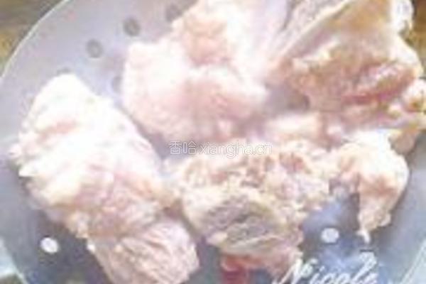 虫草无花果煲排骨的做法图解3