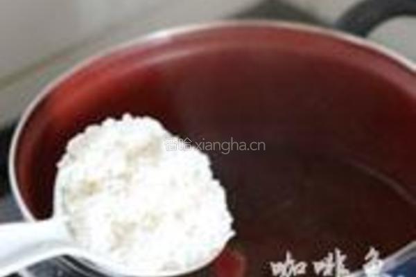绿茶咸粥的做法图解2