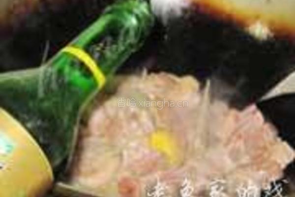 桔皮土鸭萝卜汤的做法图解2