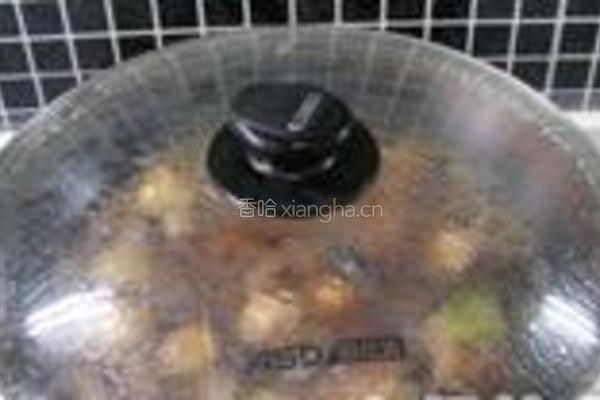 五花肉烧芋仔的做法图解7