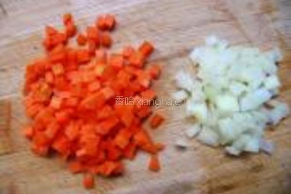 豌豆蛋炒饭的做法图解2