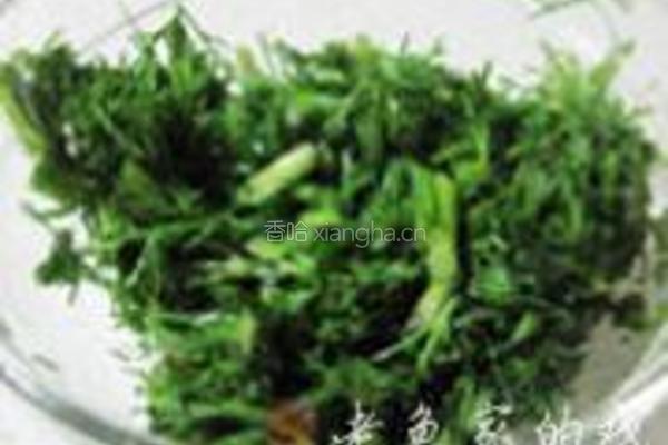 茴香鸡肉炒蛋的做法图解4