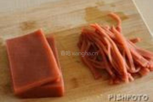 京糕青萝卜丝的做法图解3