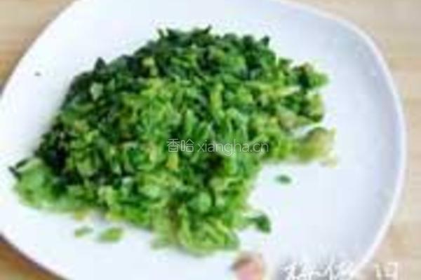 银鱼翡翠羹的做法图解4