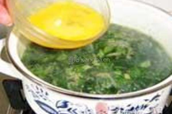 银鱼翡翠羹的做法图解7