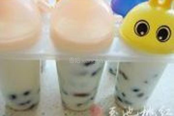 牛奶蜜豆冰糕的做法图解6