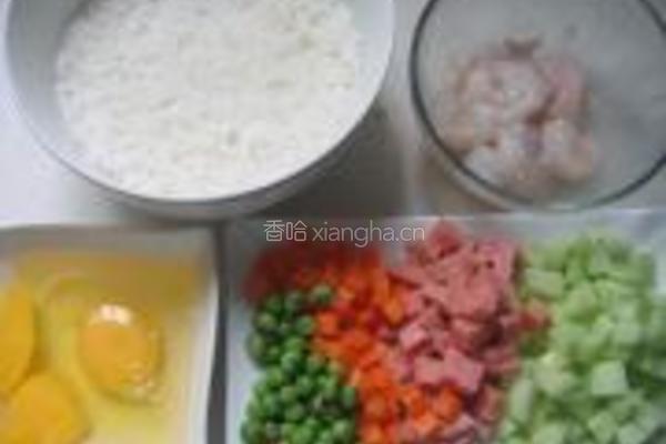 扬州炒饭的做法图解2