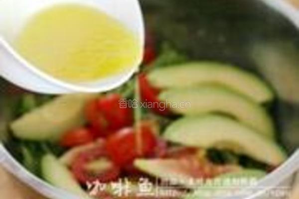 牛油果蔬菜沙拉的做法图解7
