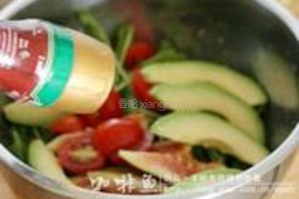 牛油果蔬菜沙拉的做法图解8