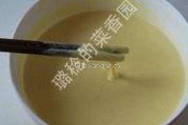黄桃玉米糕的做法图解4