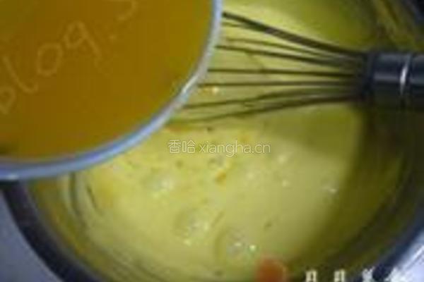 橙皮贝印戚风的做法图解4