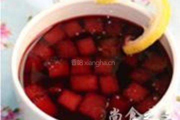 红酒雪梨的做法图解4