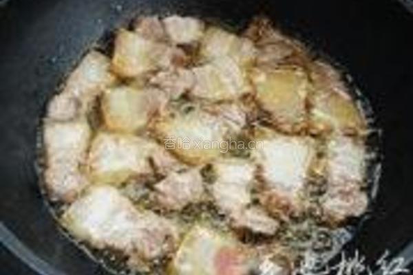 干煸菜花五花肉的做法图解3