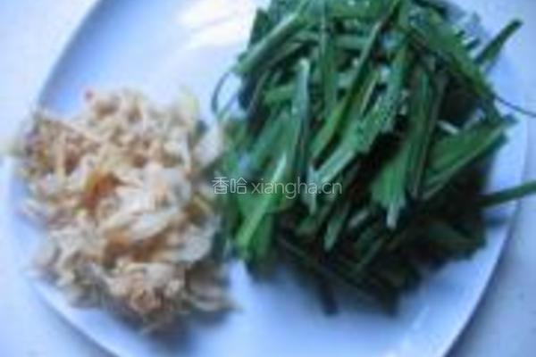 韭菜煮蛤蜊肉的做法图解2