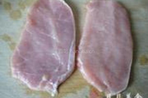 炸猪排的做法图解1