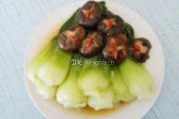 香菇油菜的做法图解7