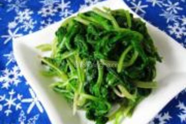 凉拌萝卜缨的做法图解6