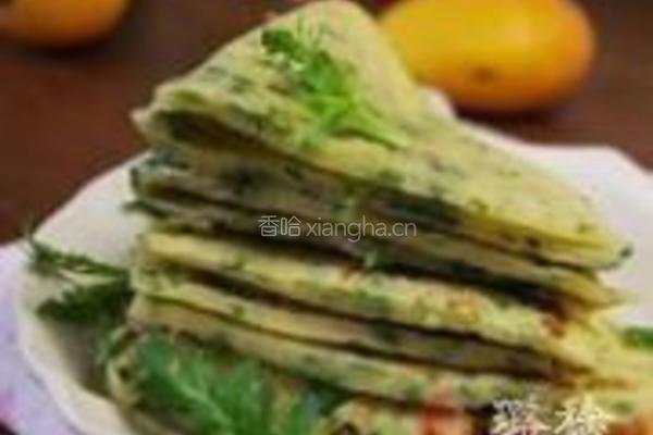 荠荠菜蛋香饼的做法图解6