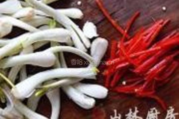 素炒藠头的做法图解2