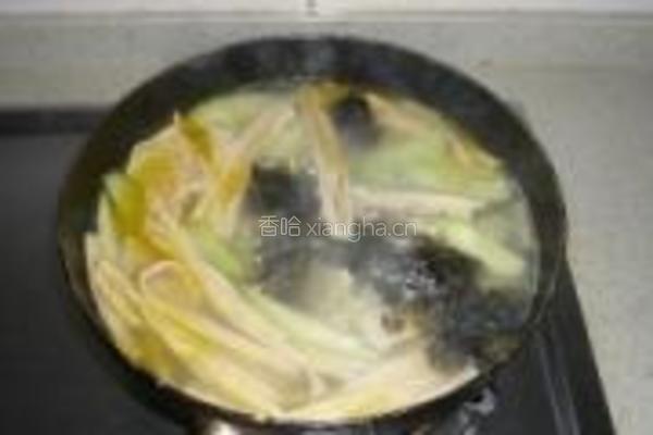 紫菜黄瓜腐竹汤的做法图解9