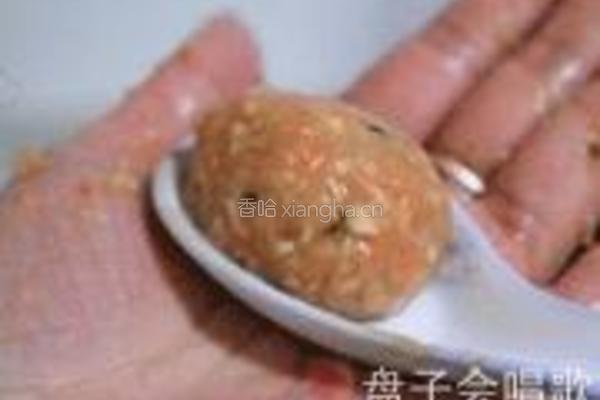 双色蔬菜鸡肉圆的做法图解11