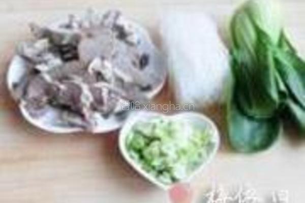 羊血粉丝汤的做法图解2