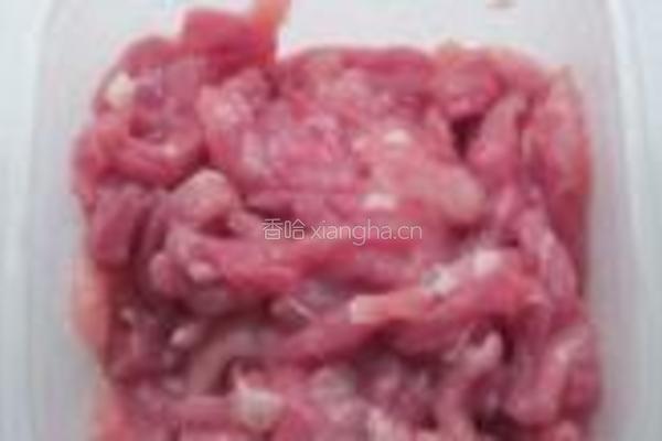 香干肉丝的做法图解4