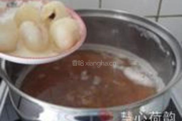 银耳荔枝绿豆爽的做法图解14