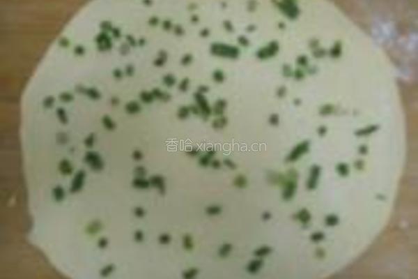 酥香小葱千层饼的做法图解2
