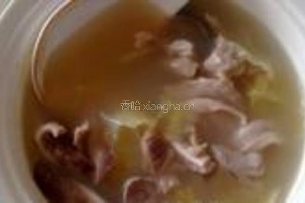 咸菜猪肚汤的做法图解13