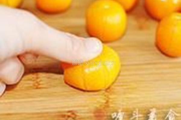 红酒煮金橘的做法图解4