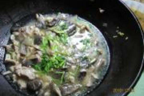 肉焖平菇的做法图解7