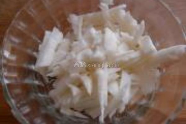 凉拌心里美的做法图解2