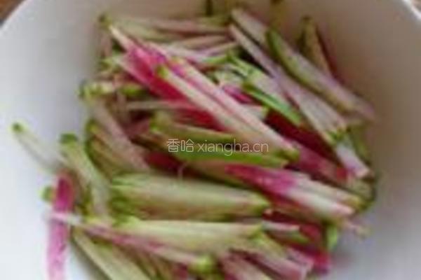 凉拌心里美的做法图解3