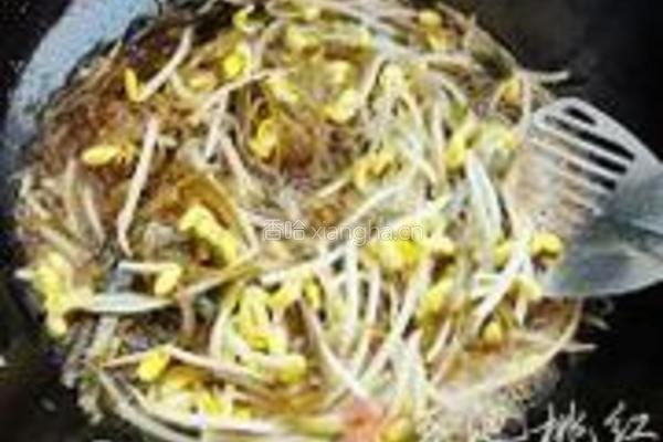 黄豆芽炒粉条的做法图解9