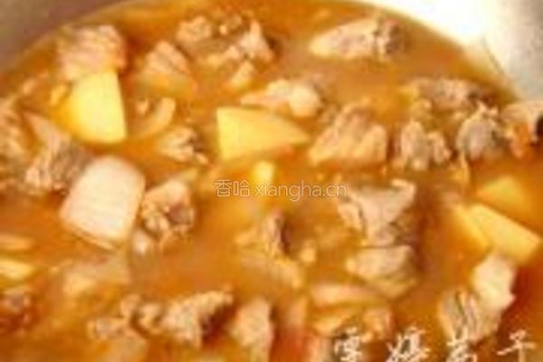 番茄土豆烩牛眼肉的做法图解10