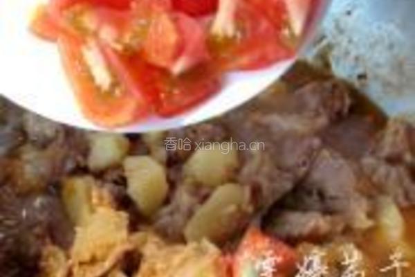 番茄土豆烩牛眼肉的做法图解11