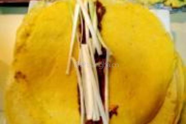 煎饼卷大葱的做法图解9