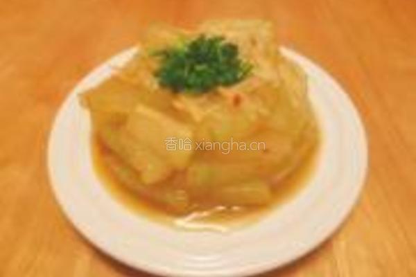 豆瓣酱炒冬瓜的做法图解8
