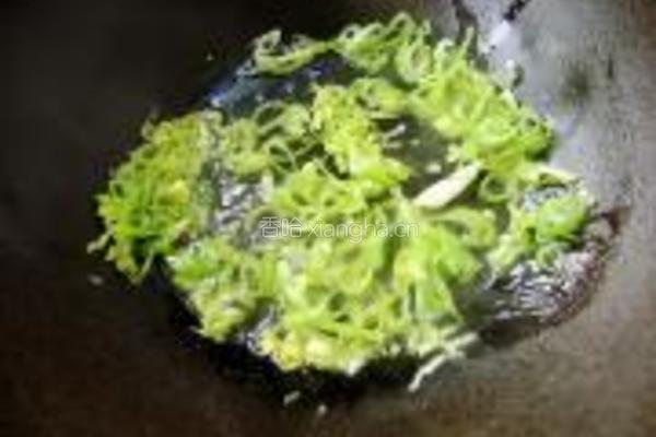 绿豆芽炒干豆腐丝的做法图解3