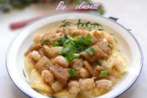竹荪虾烩玉子豆腐的做法图解13